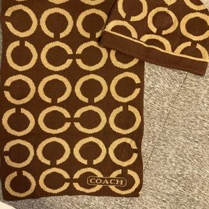 Coach Scarf and Hat set
